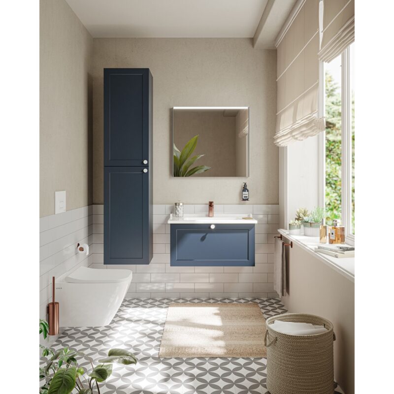 Vitra Integra Classic 80cm Basin 1 Tap Hole