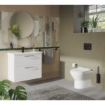 Vitra Integra Short Projection Compact Vanity Basin 80cm 1 Tap Hole