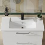 Vitra Integra Short Projection Compact Vanity Basin 80cm 1 Tap Hole