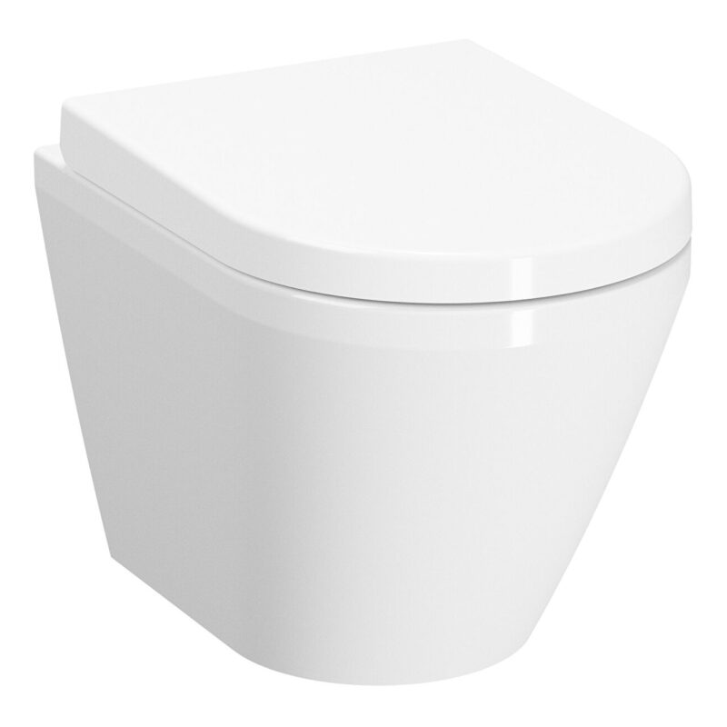 Vitra Integra Short Projection Compact Wall-Hung Toilet, Rim-Ex