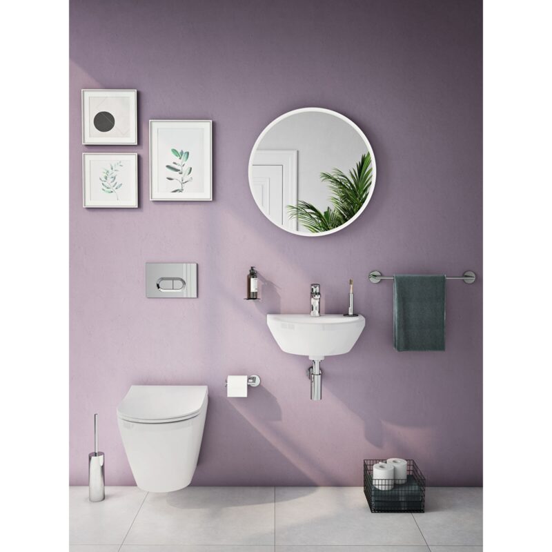 Vitra Integra Short Projection Compact Wall-Hung Toilet, Rim-Ex
