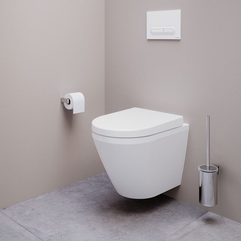 Vitra Integra Short Projection Compact Wall-Hung Toilet, Rim-Ex
