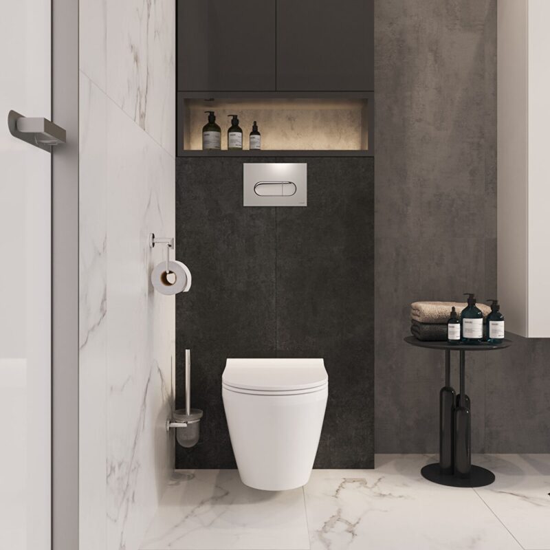 Vitra Integra Wall-Hung Rimless Toilet Pan with Hidden Fixation