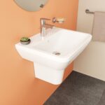 Vitra Integra Square Basin 55cm 1 Tap Hole