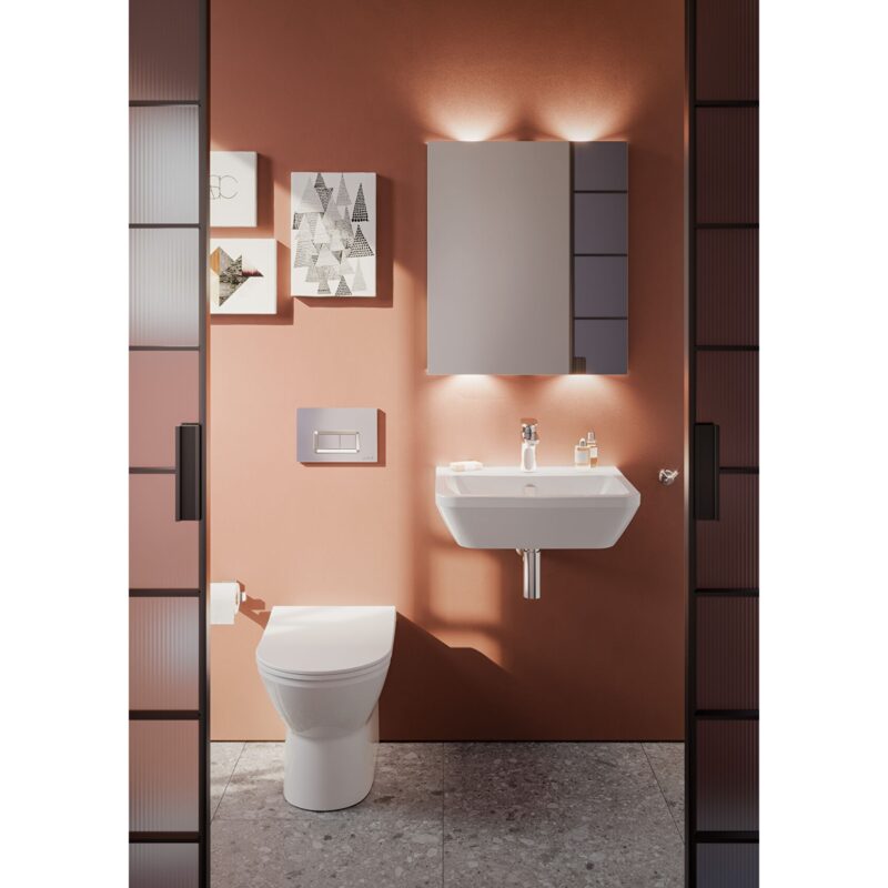 Vitra Integra Back-to-Wall Rimless Toilet Pan