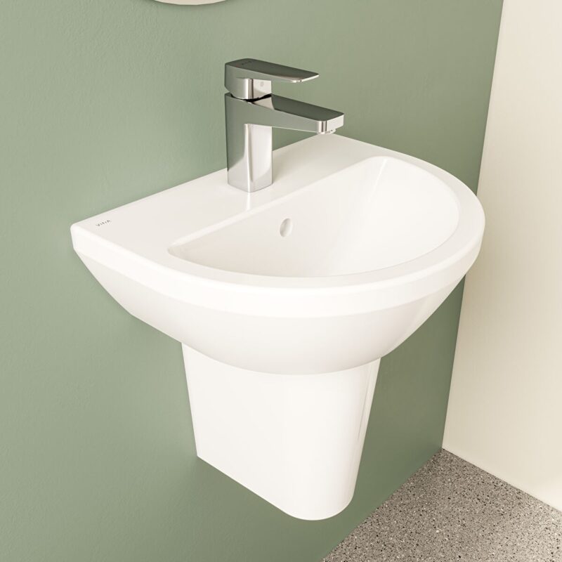 Vitra Integra Round Basin 45cm 1 Tap Hole