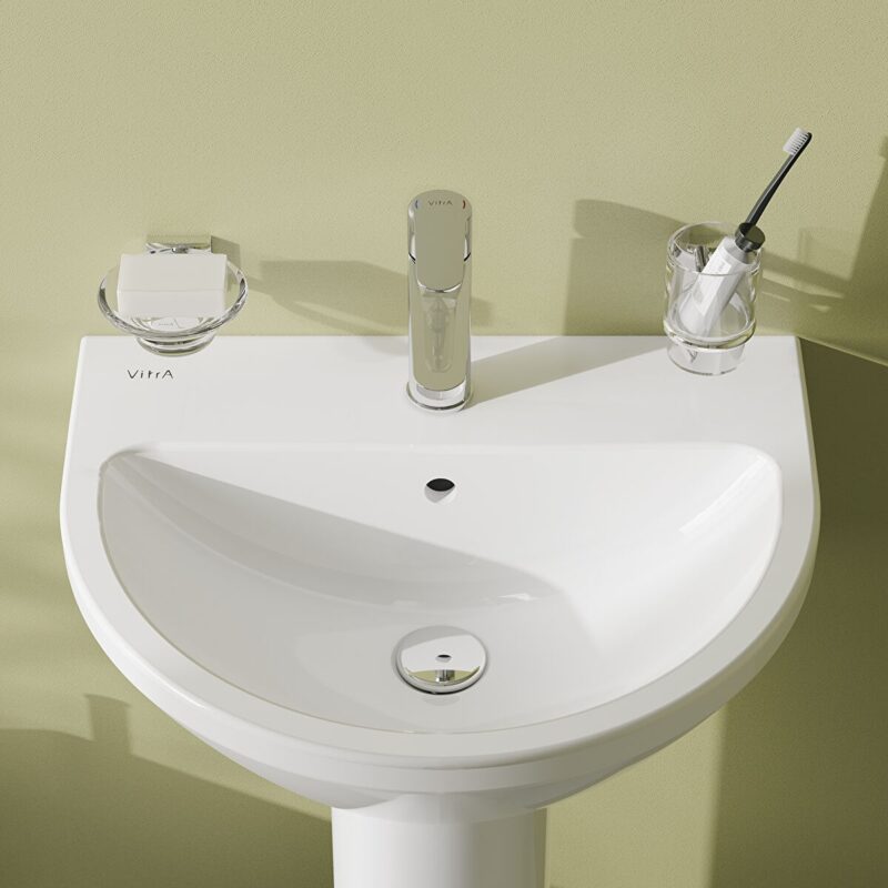 Vitra Integra Round Basin 55cm 1 Tap Hole