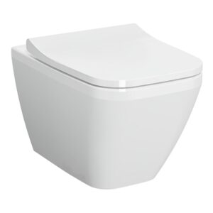 Vitra Integra Square Wall-Hung Toilet Pan, Hidden Fixation