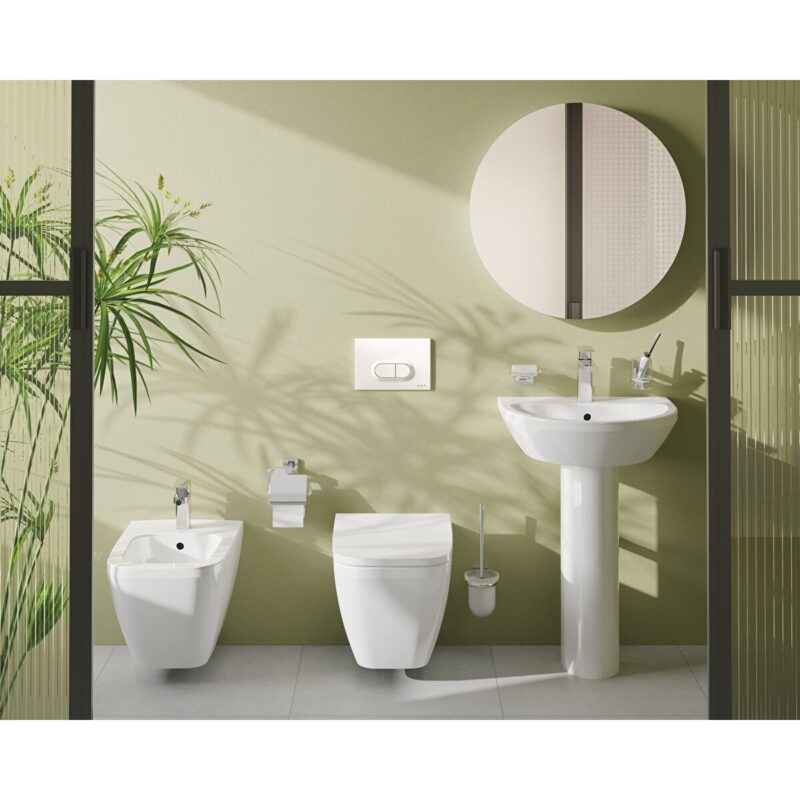 Vitra Integra Square Wall-Hung Toilet Pan, Hidden Fixation