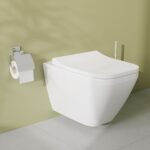 Vitra Integra Square Wall-Hung Toilet Pan, Hidden Fixation