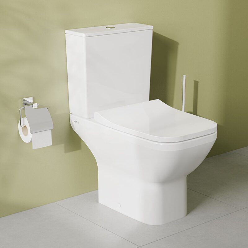 Vitra Integra Square Rim-Ex Close Coupled Open Back WC Pan