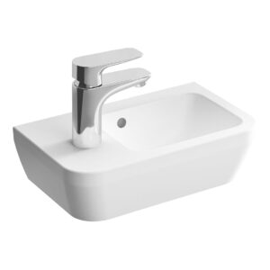 Vitra Integra Compact Washbasin 37cm 1 Tap Hole Left-Hand