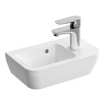 Vitra Integra Compact 37cm Basin, 1 Tap Hole Right