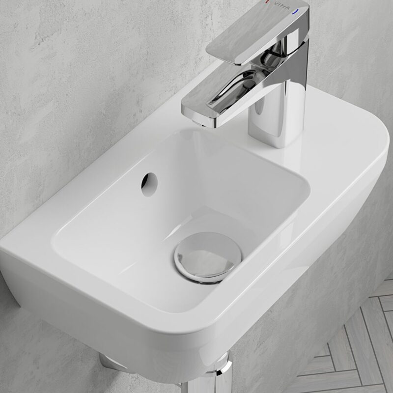 Vitra Integra Compact 37cm Basin, 1 Tap Hole Right