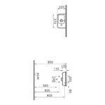 Vitra Integra Compact 37cm Basin, 1 Tap Hole Right