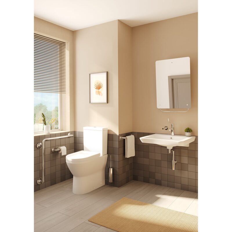 Vitra Integra Close-Coupled Back-To-Wall Comfort Height Rim-Ex WC Pan