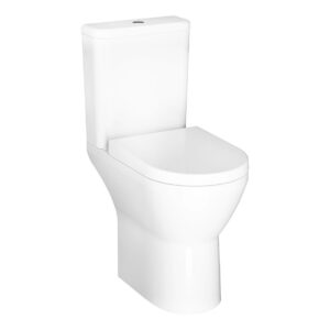 Vitra Integra Comfort Height Close-Coupled Open-Back Rimless WC Pan