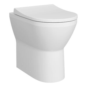 Vitra Integra Back-To-Wall Comfort Height Rimless Toilet Pan