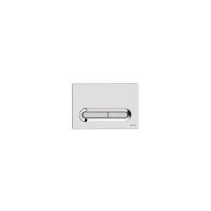 Vitra Loop T Control Panel WC Flush Plate Chrome Plated