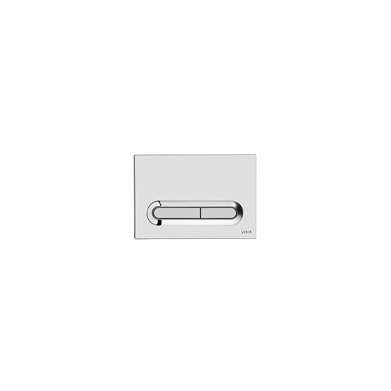 Vitra Loop T Control Panel WC Flush Plate Chrome Plated