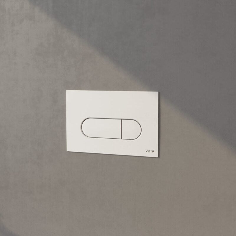 Vitra Loop Round Flush Plate White