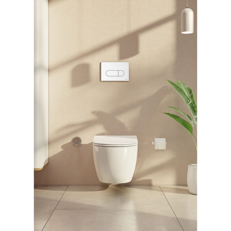 Vitra Loop Round Flush Plate White