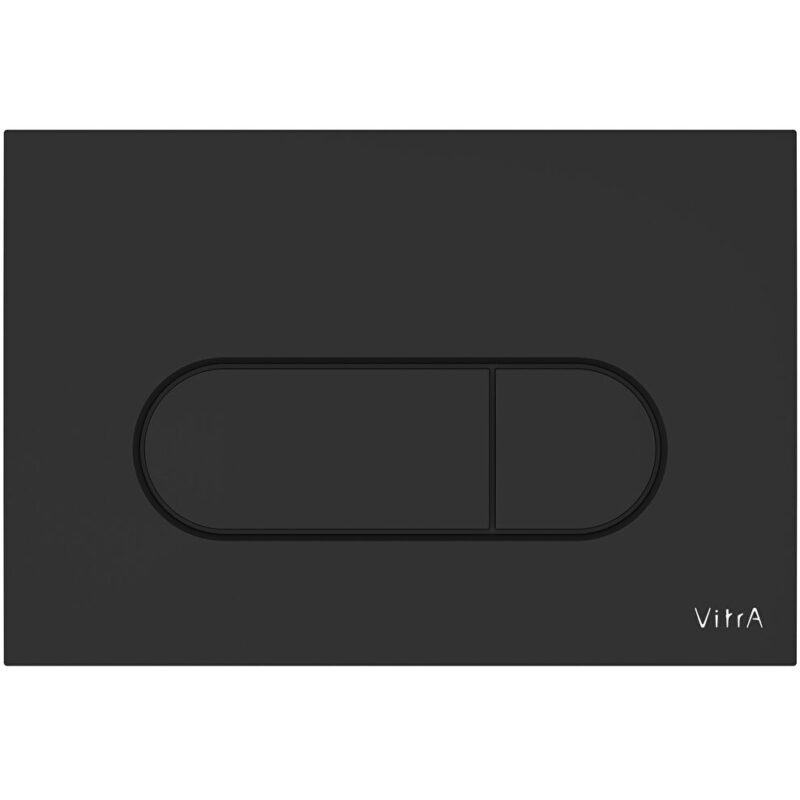 Vitra Loop Round Flush Plate Matt Black Vitra Loop Round Flush Plate Matt Black