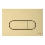 Vitra Loop Round Flush Plate Brushed Gold