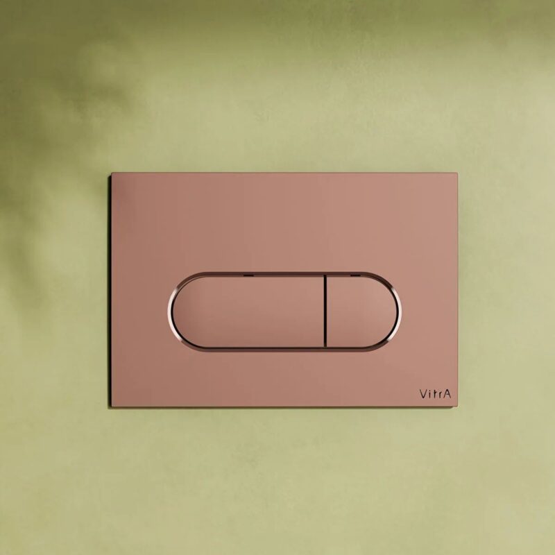 Vitra Loop Round Flush Plate Soft Copper