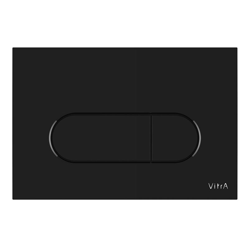 Vitra Loop Round Flush Plate Gloss Black Vitra Loop Round Flush Plate Gloss Black