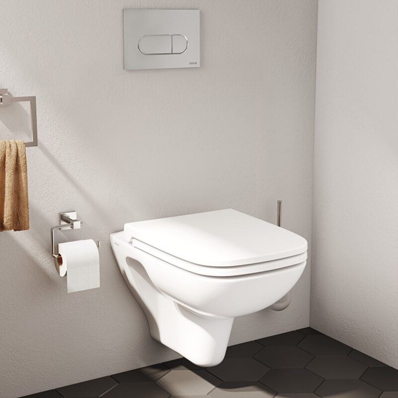 Vitra Loop Round Flush Plate Chrome