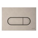 Vitra Loop Round Flush Plate Brushed Nickel