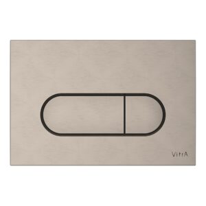 Vitra Loop Round Flush Plate Brushed Nickel