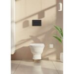 Vitra Loop Square Flush Plate Matt Black
