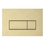 Vitra Loop Square Flush Plate Brushed Gold
