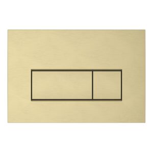 Vitra Loop Square Flush Plate Brushed Gold