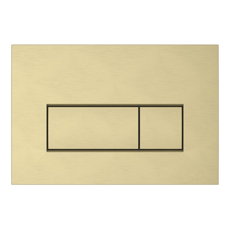 Vitra Loop Square Flush Plate Brushed Gold