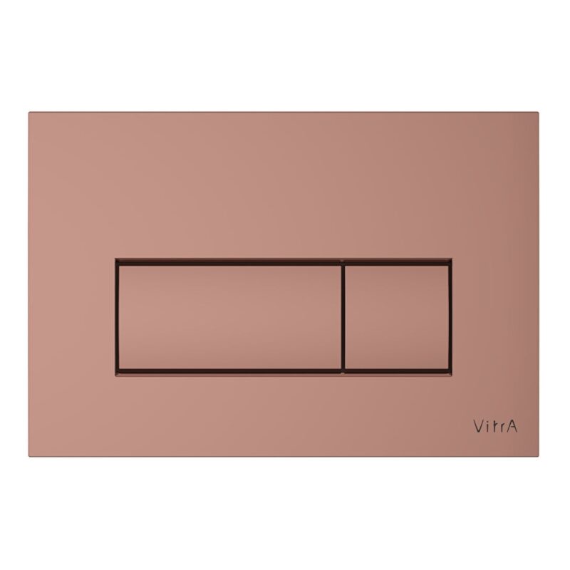 Vitra Loop Square Flush Plate Soft Copper