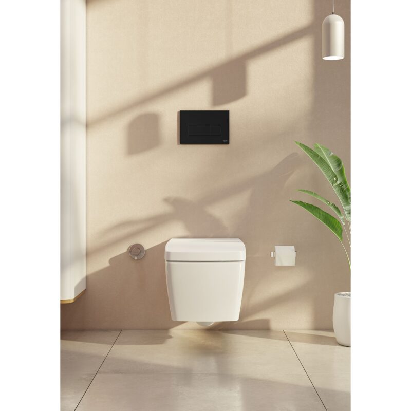Vitra Loop Square Flush Plate Gloss Black