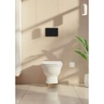 Vitra Loop Square Flush Plate Gloss Black