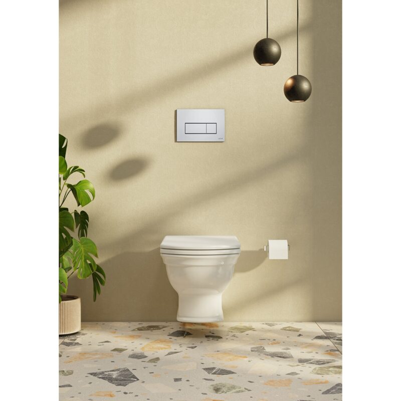 Vitra Loop Square Flush Plate Chrome