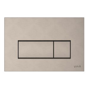 Vitra Loop Square Flush Plate Brushed Nickel