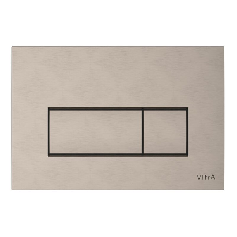 Vitra Loop Square Flush Plate Brushed Nickel Vitra Loop Square Flush Plate Brushed Nickel