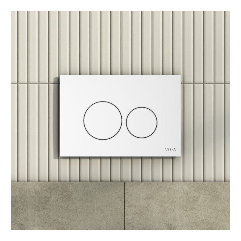 Vitra Origin ABS Flush Plate Gloss White