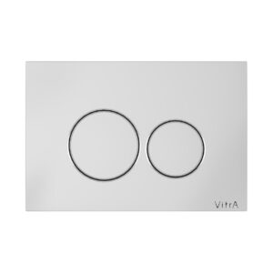 Vitra Origin ABS Dual Flush Plate Round Chrome