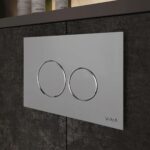 Vitra Origin ABS Dual Flush Plate Round Chrome