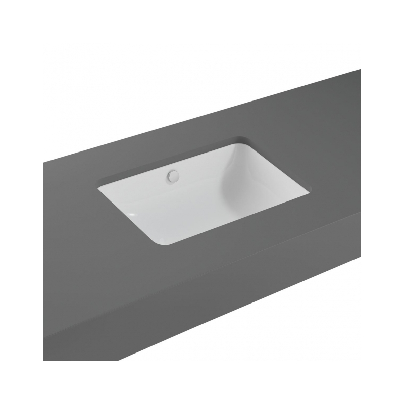 Vitra S20 Compact 550mm Undercounter Basin 0 Tap Hole Vitra S20 Compact 550mm Undercounter Basin 0 Tap Hole