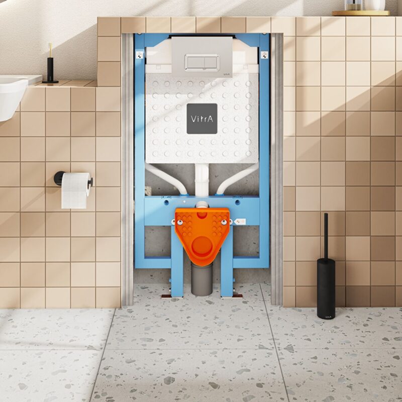 Vitra V-Fix Prime Front Operated 3/6L Wall & Floor Fix 8cm WC Frame