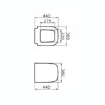 Vitra S20 Toilet Seat and Cover White