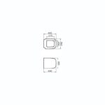 Vitra S20 Toilet Seat and Cover, Soft Close, White